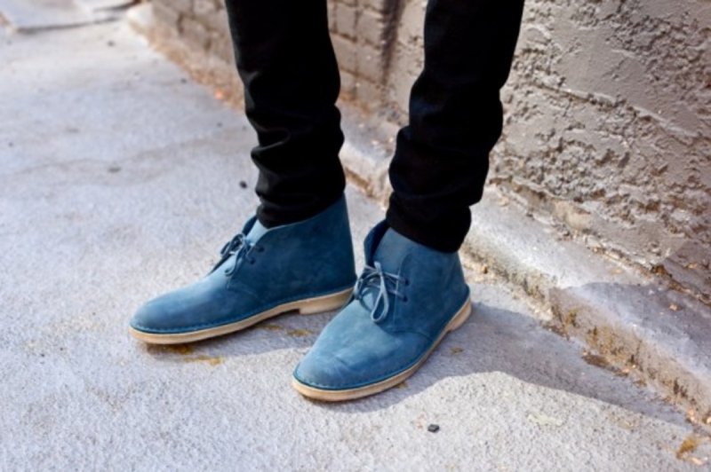 Clarks Desert Boots мужские синие