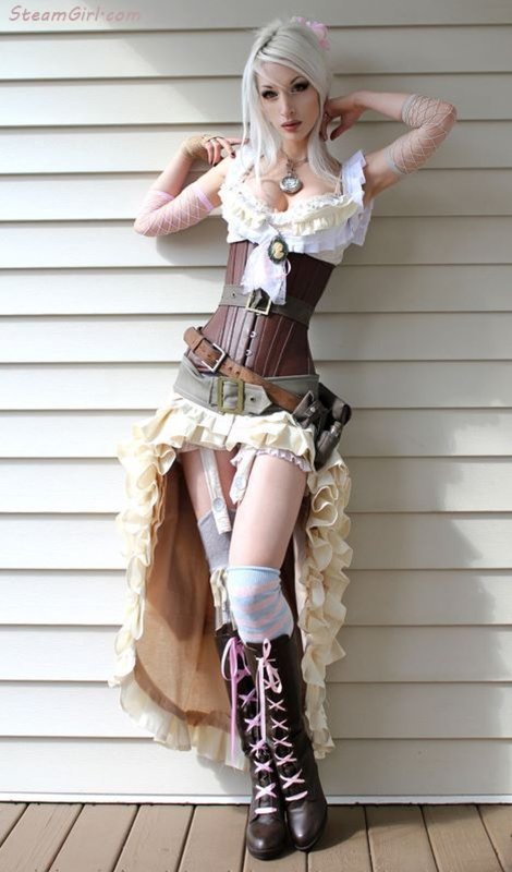 Steampunk стиль одежды