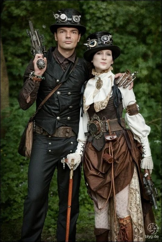 Steampunk стиль одежды