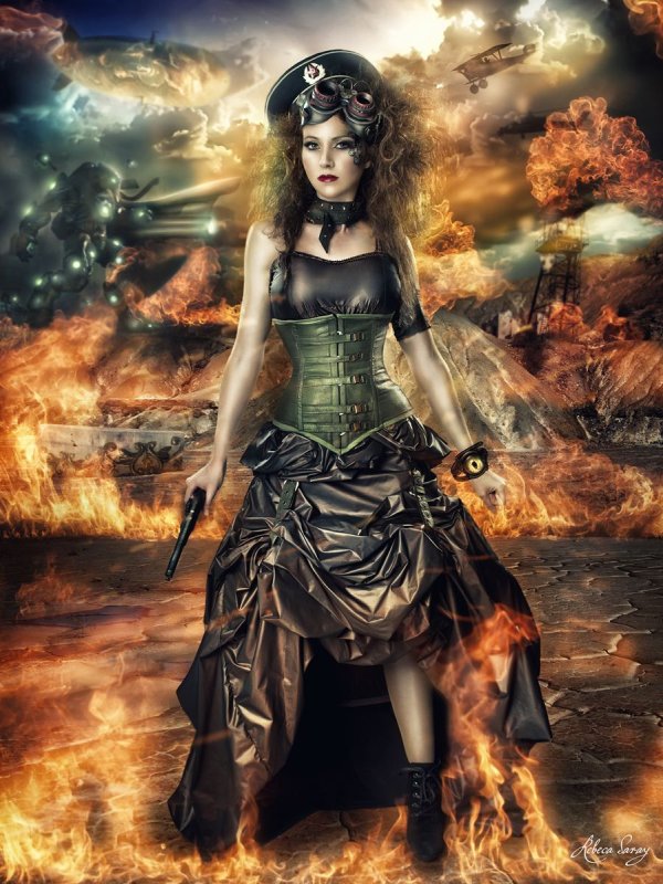 Мода стиль Steampunk