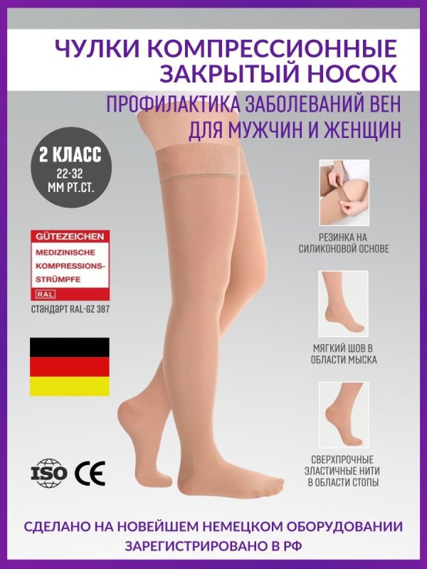 Пояс для компрессионных чулок женский (артикул 600-4ж)