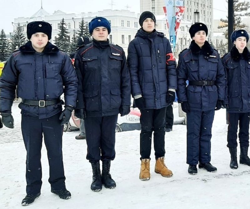 Зимняя форма полиции
