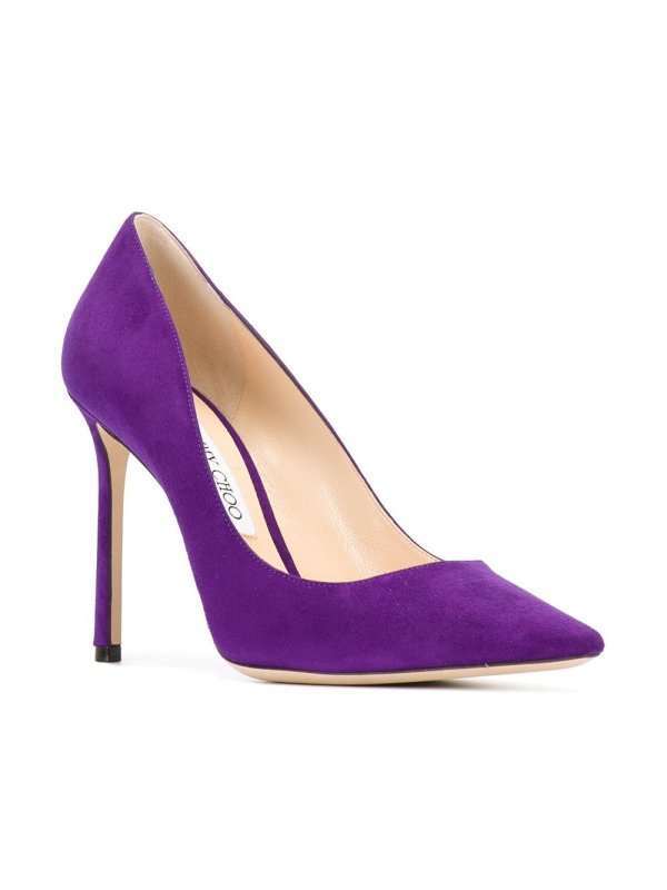 Туфли Jimmy Choo лодочки фиолетовые