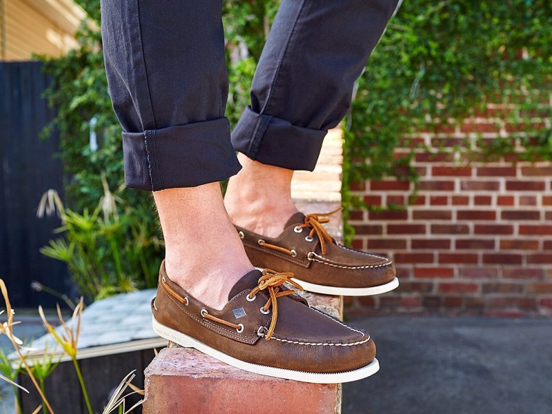 Sperry Top-Sider на ноге