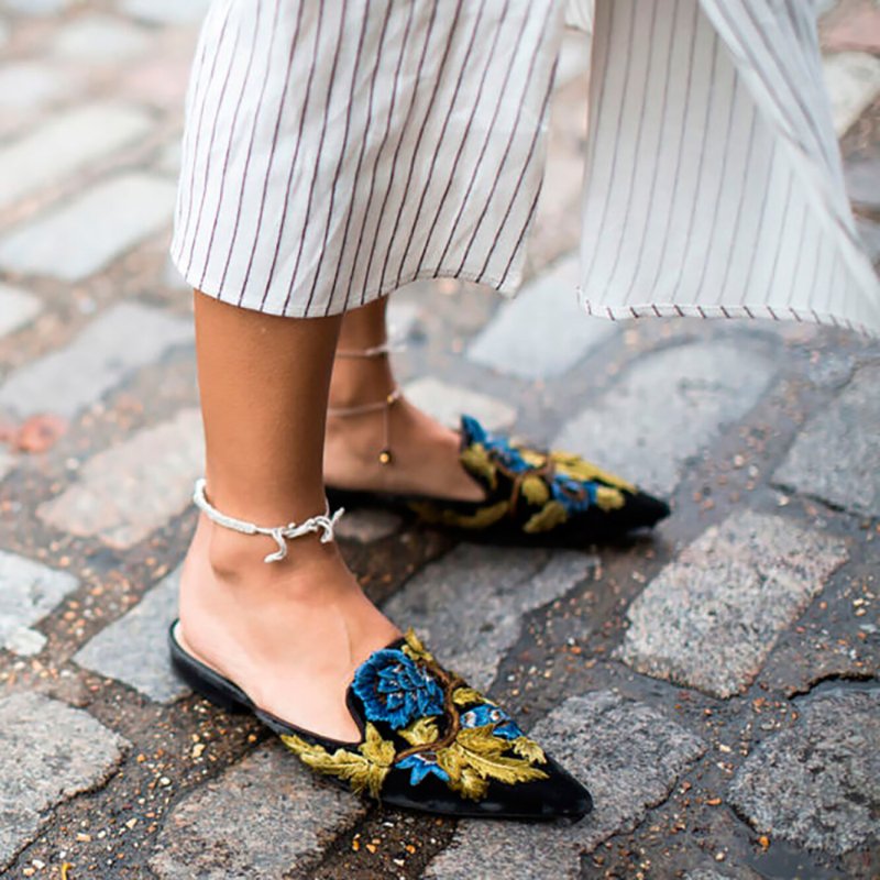 Мюли Gucci с мехом