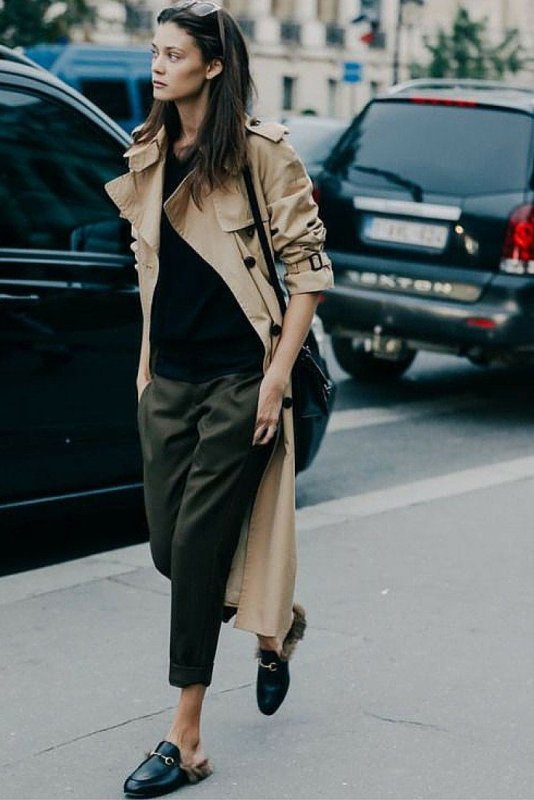Тренч Street Style
