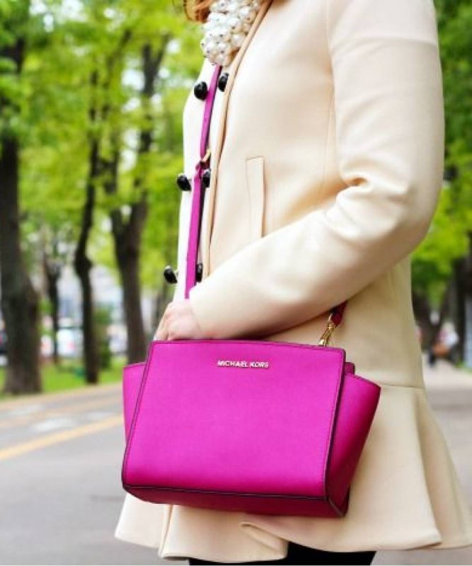 Michael Kors сумка цвета фуксии
