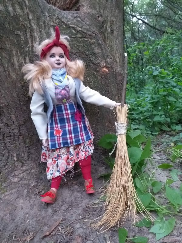 Кукла баба Яга ведьма