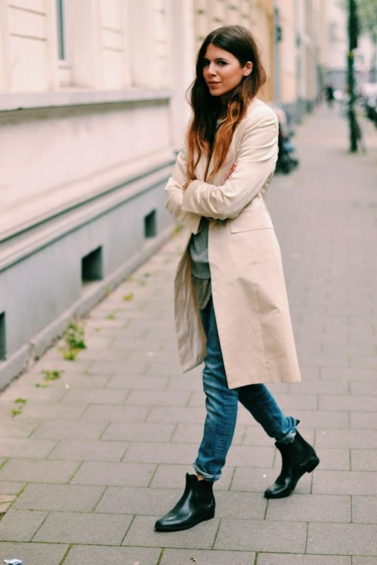 Outfit с ботинками Челси