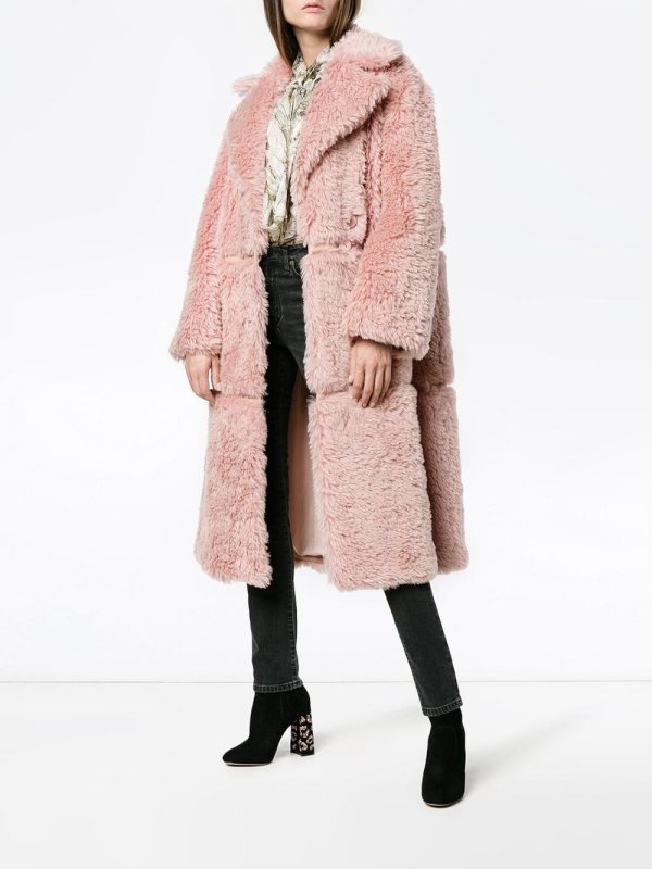 Saga furs альпака пальто