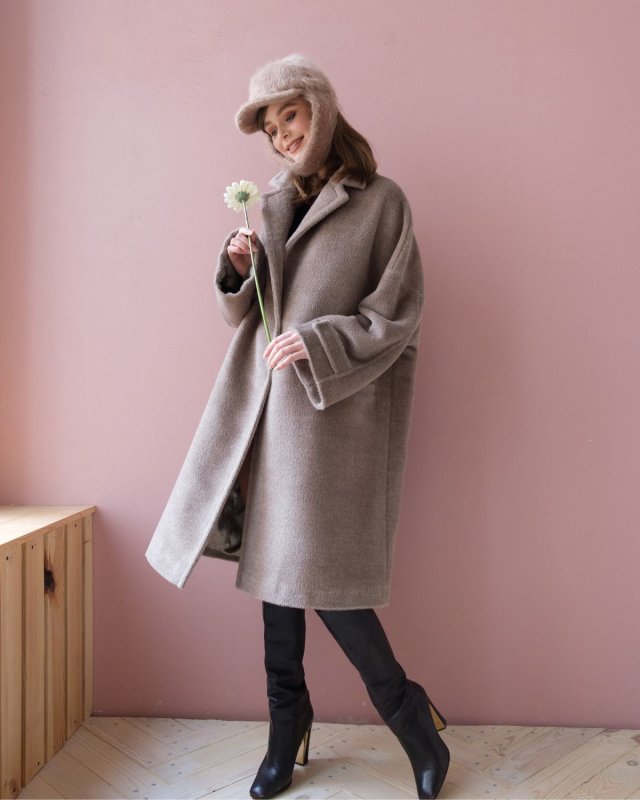 Max Mara пальто из альпаки
