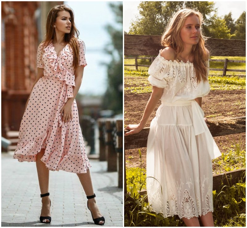 Стильное платье