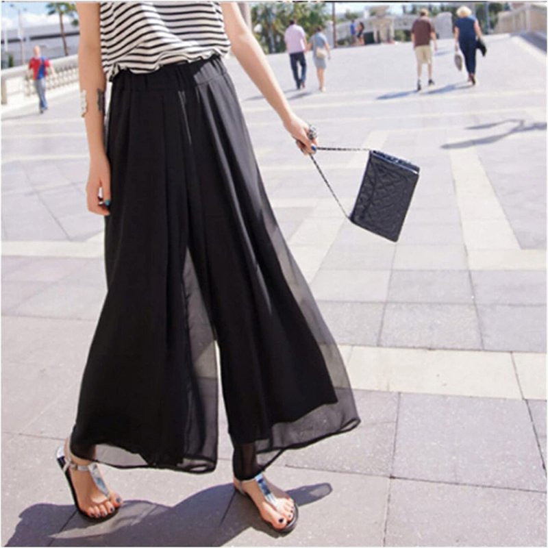Брюки палаццо look
