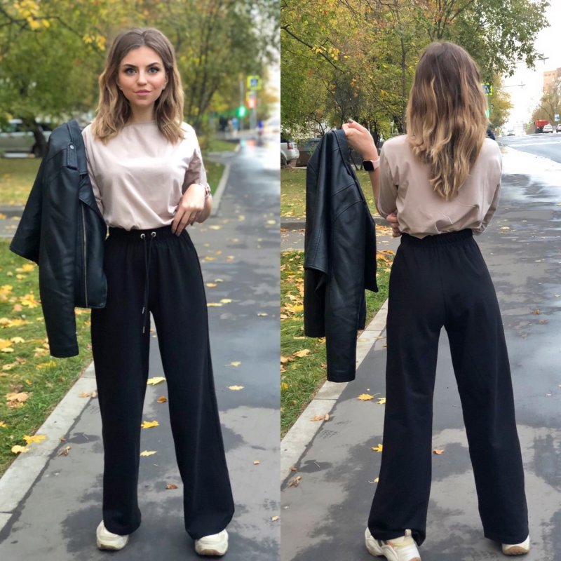 Брюки палаццо Street Style