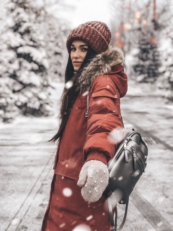 Фотосессия зимой