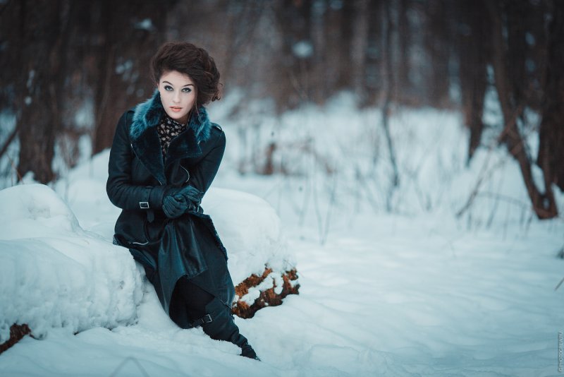 Фотосессия зимой