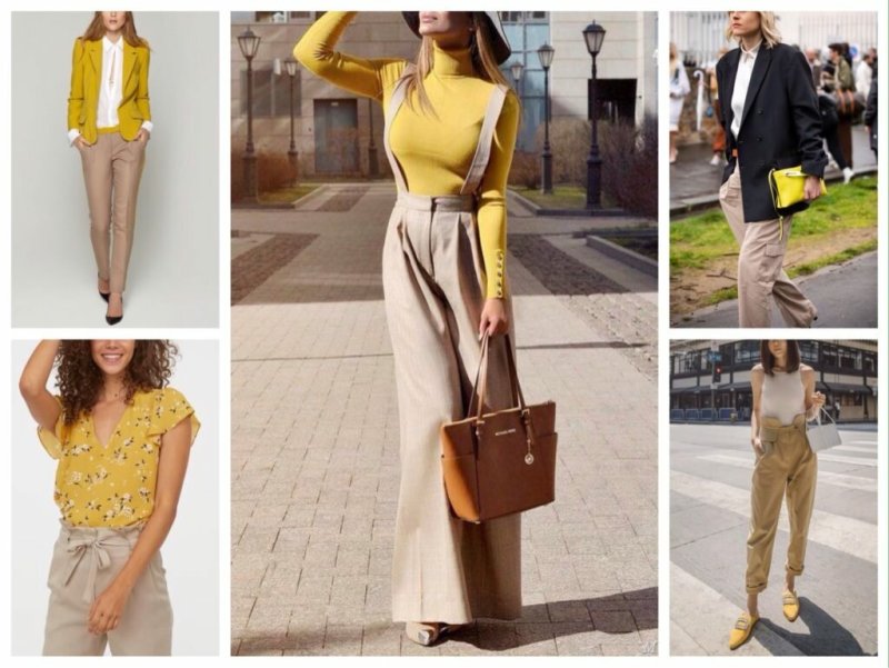 Брюки палаццо осень 2020 streetstyle