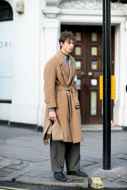 Мужское пальто Camel Street Style