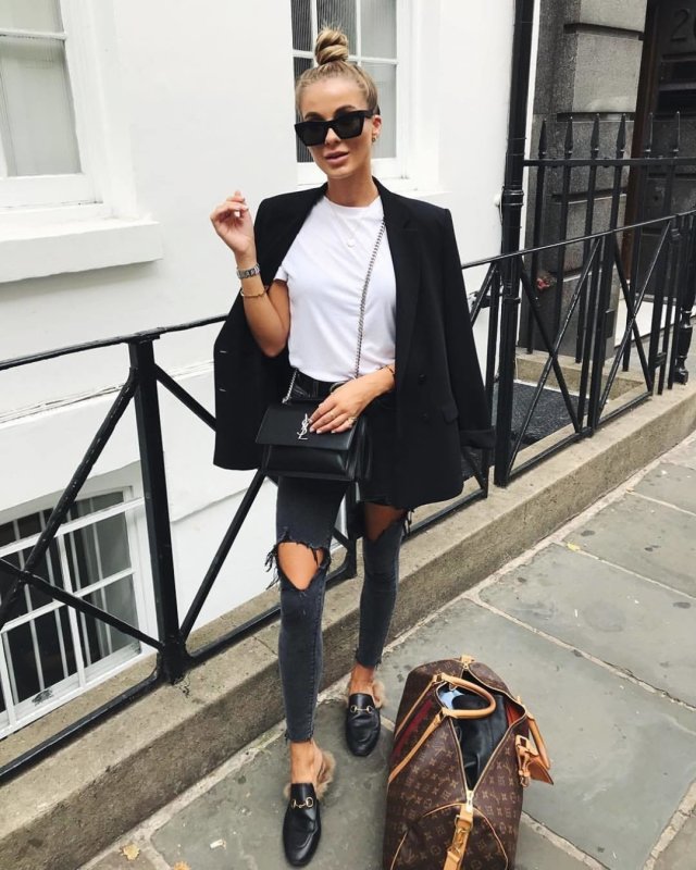 Street Style мюли Gucci