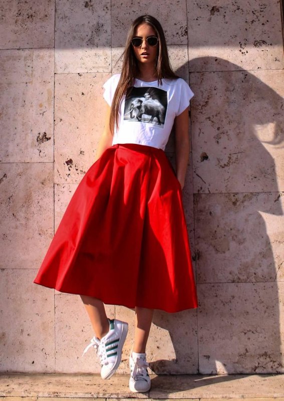Джинсовая юбка миди Celine 2021