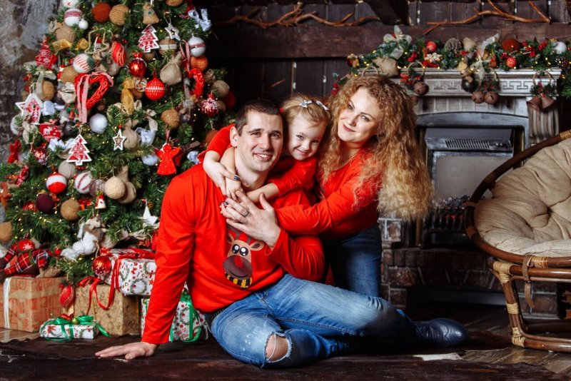 Необычные семейные фотосессии в студии