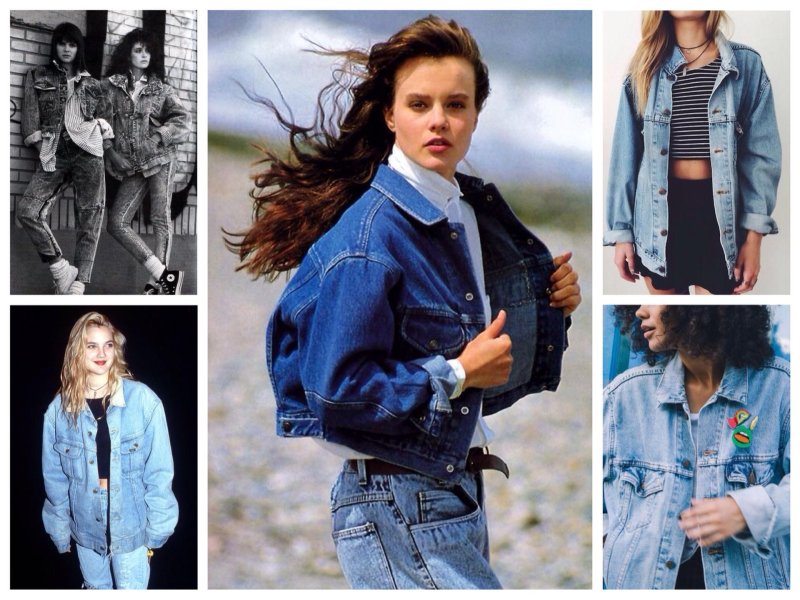 Мода 90х джинсовка