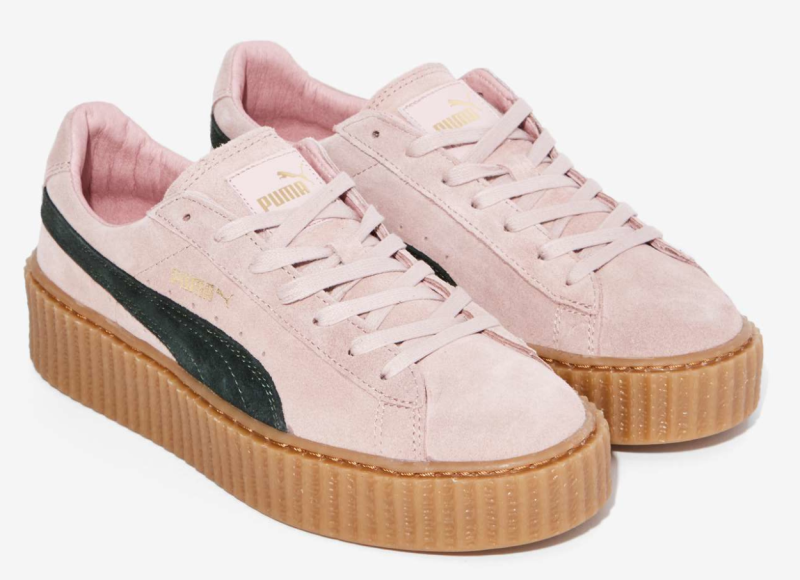 Puma Fenty cleated Creeper Pink розовые