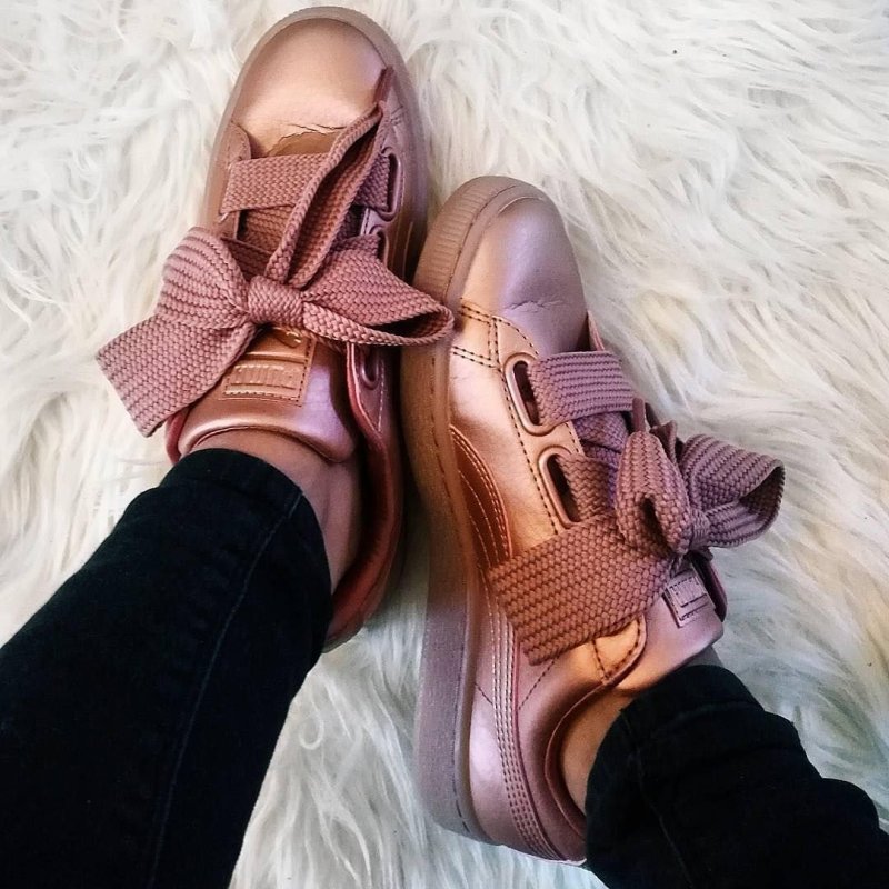 Puma Suede розовые