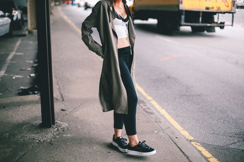 Образы с кроссовками Puma Classic