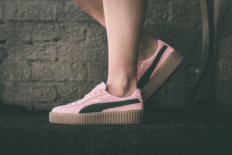Puma Suede Creepers на ноге