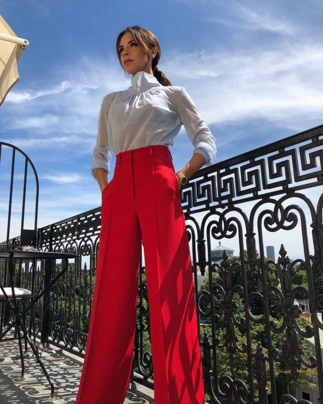 Брюки палаццо outfit