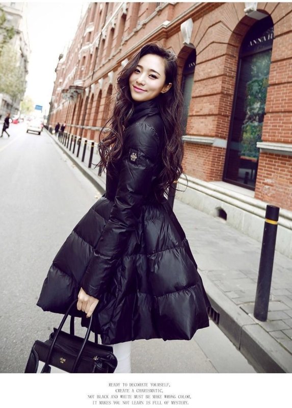 Куртка long Oversized down Coat женский
