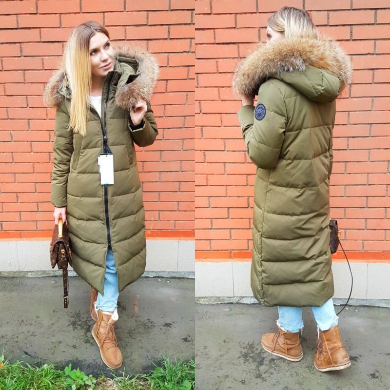 Шарфик под зеленую куртку