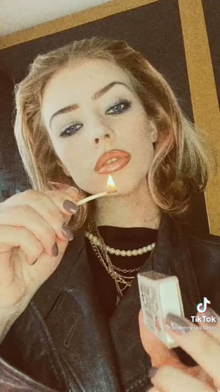 Макияж жены бандита из 90х