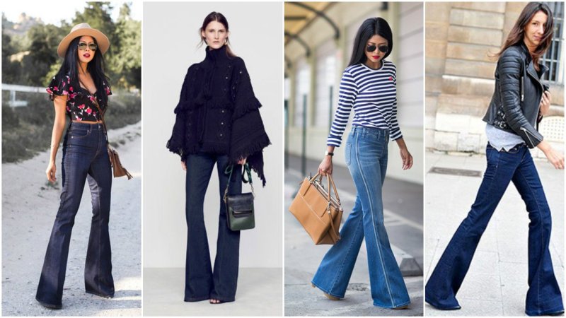 Джинсы клеш Street Style 2020