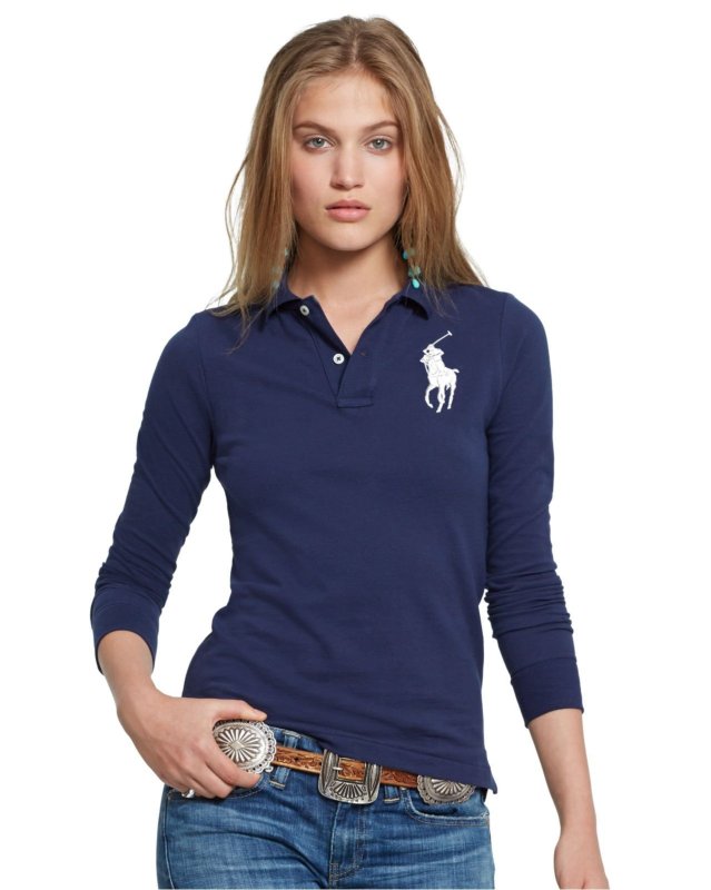 Поло Ralph Lauren женское skinny