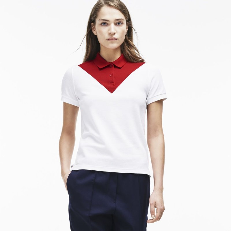Lacoste Color Block Polo women