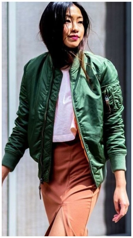Alpha industries удлиненный бомбер с мехом