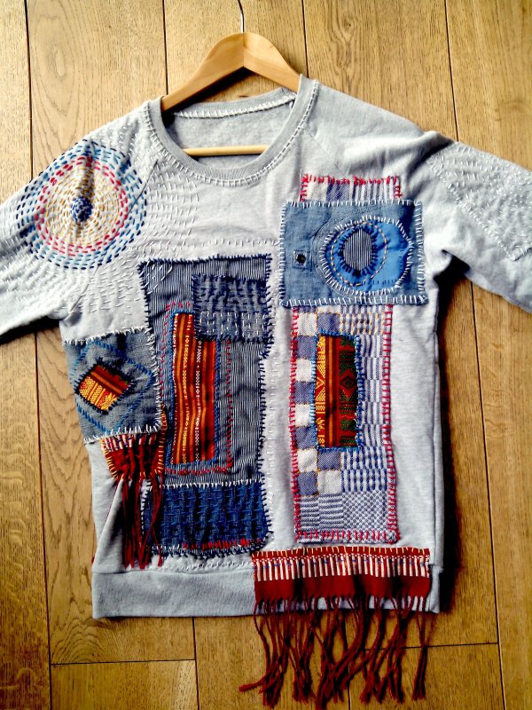 Patchwork Kimono Jacket одежда мужская
