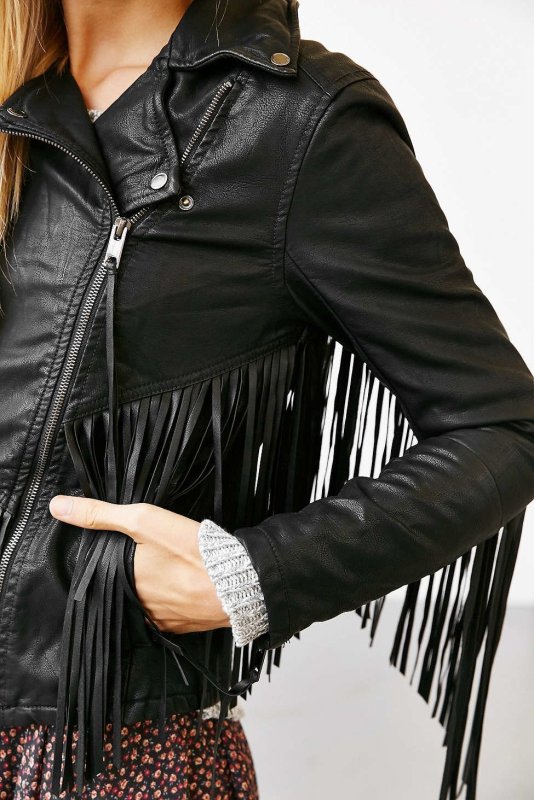 Жакет Zara woman с бахромой