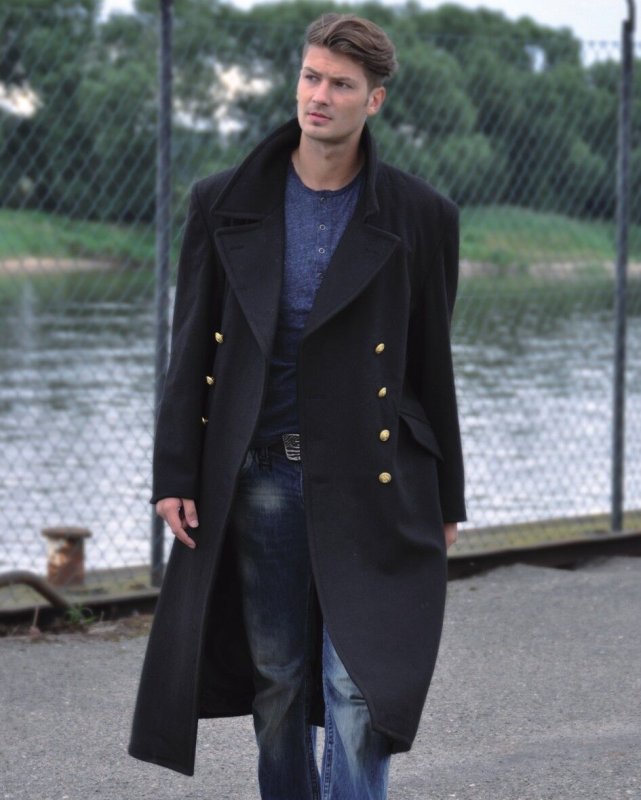 Mens Peacoat outfit