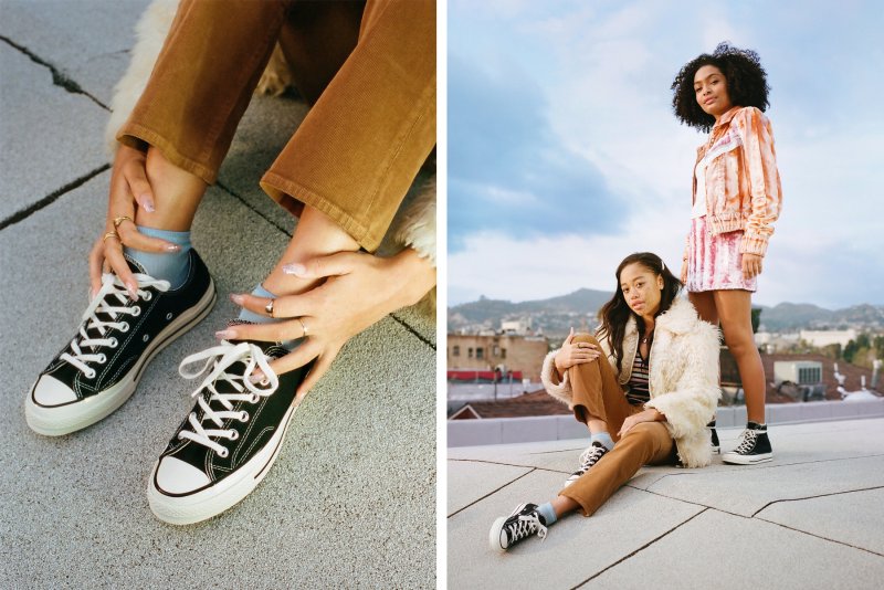 Converse белые Lookbook
