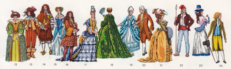 Мода XVI-XVII века Западная Европа