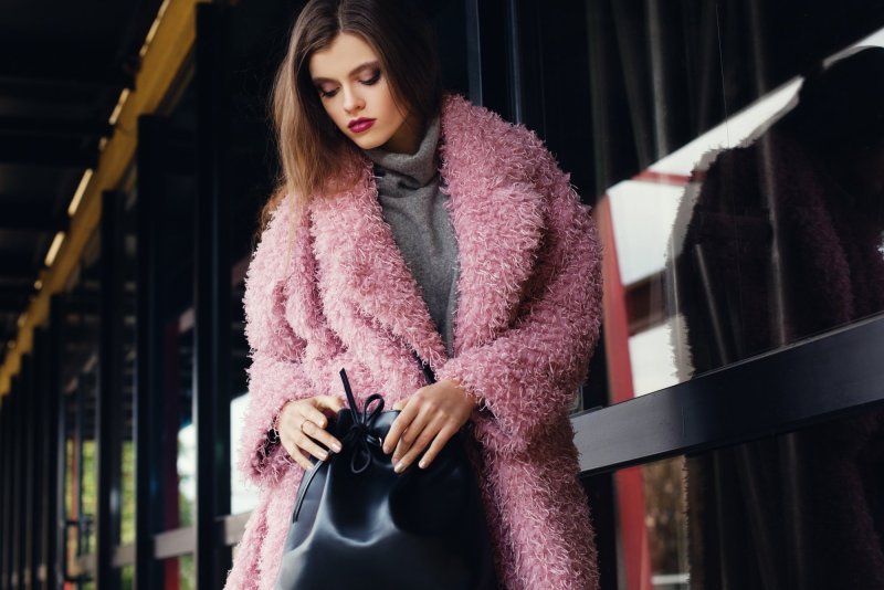 Шуба из искусственного меха Chiara Ferragni