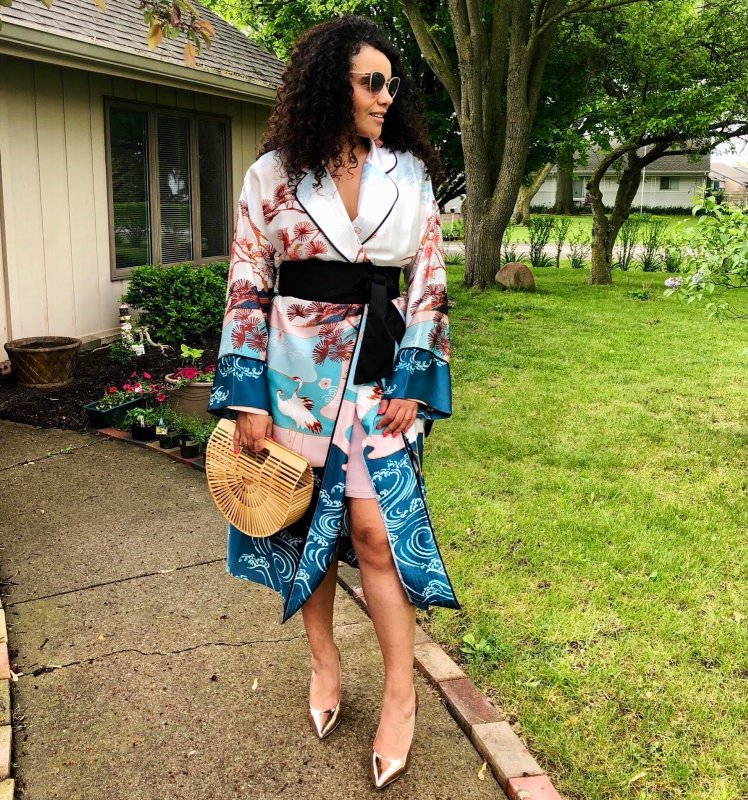 Street Style кимоно 2021