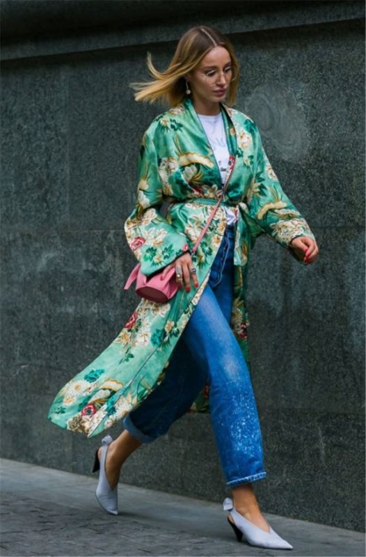 Кимоно Street Style