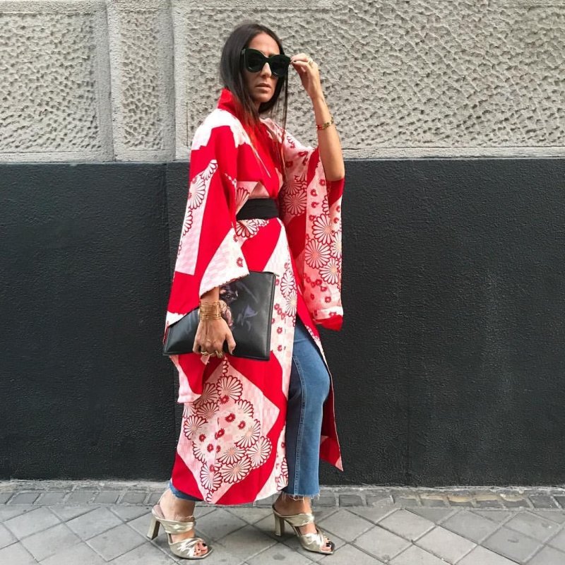 Кимоно Street Style