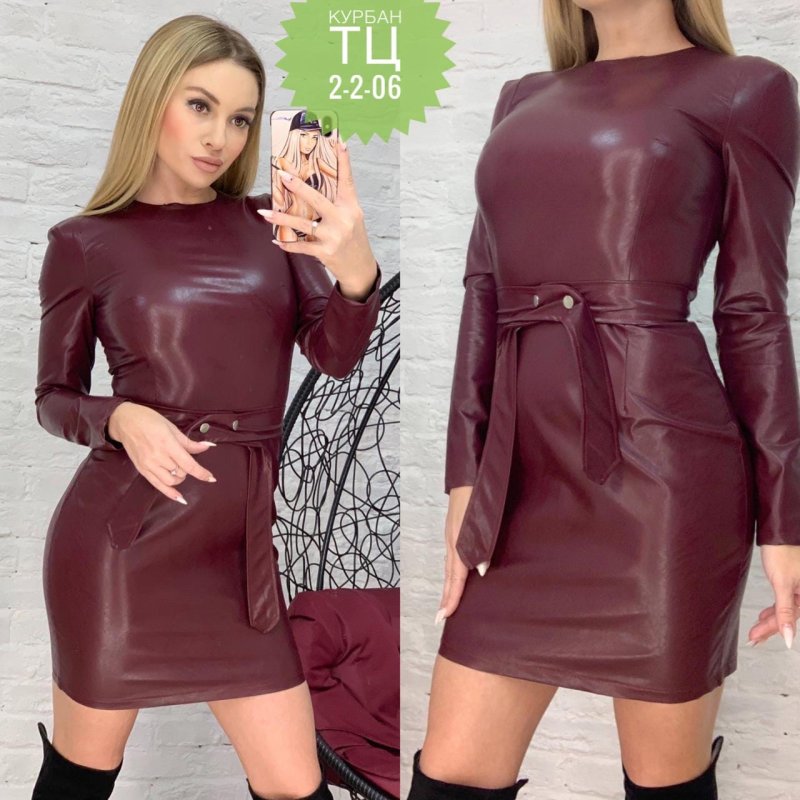 Платье с рукавами буфами streetstyle 2021