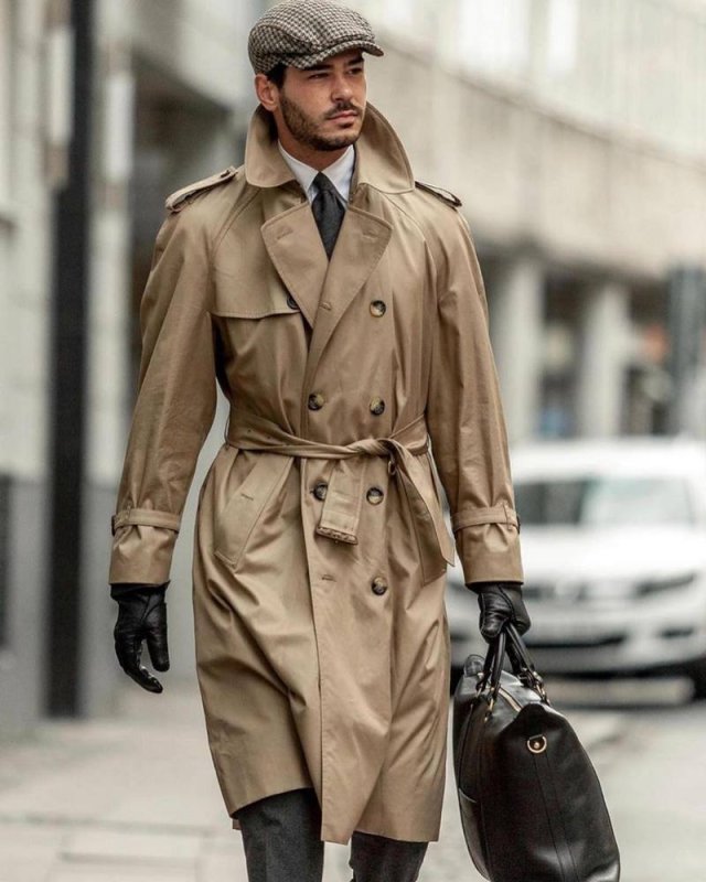 Тренч Street Style man 2020