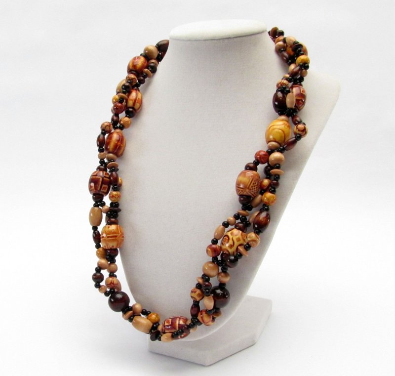 Wooden Bead Necklace